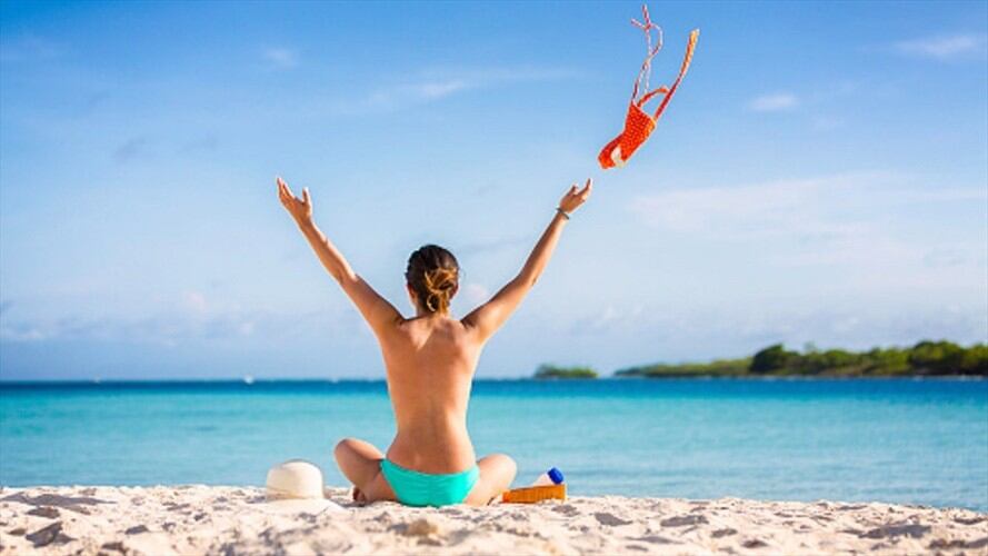 Imagen de referencia- playa nudista. Foto: Getty Images