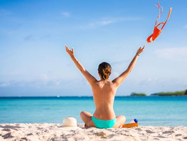 Imagen de referencia- playa nudista. Foto: Getty Images