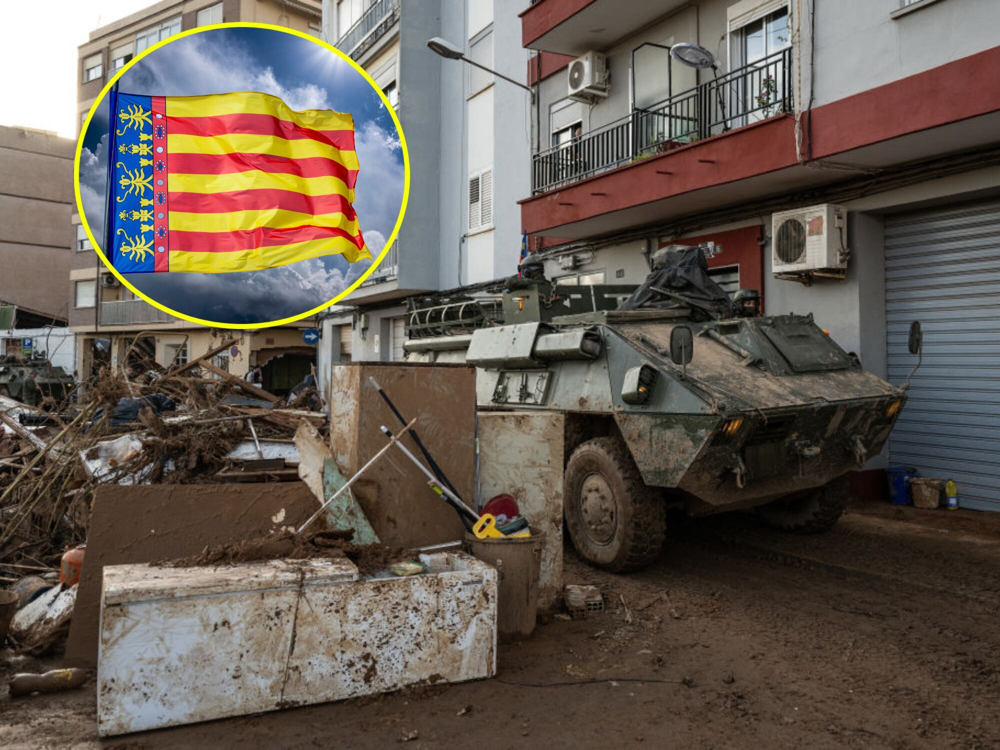 Valencia. I Foto: David Ramos/Getty Images. Bandera de Valencia. I Foto: Getty Images.