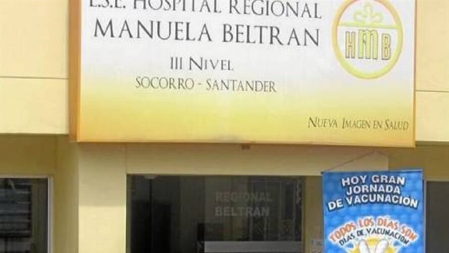 Hospital Manuela Beltrán. Foto: Suministrada.