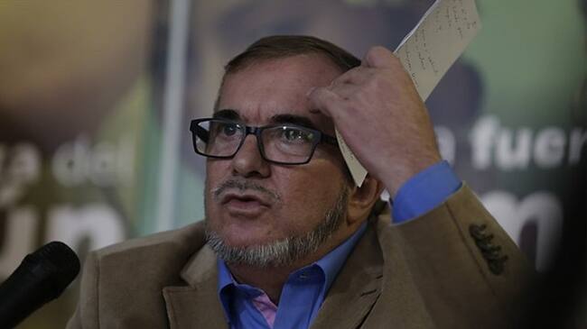 Timochenko “marca distancia” con Iván Márquez y quienes lo siguen. Foto: Colprensa