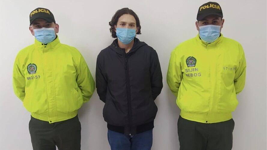 Imputado hincha de Nacional por agresión contra aficionado de Santa Fe. Foto: Cortesía Fiscalía General