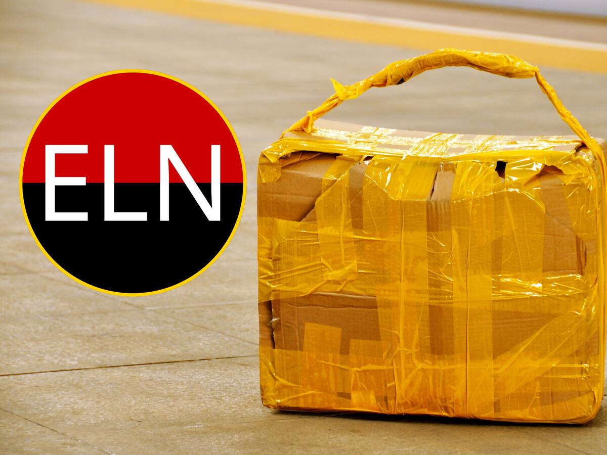 Fue abandonado un paquete con una bandera del ELN en la vereda Patillales, zona rural de Cúcuta