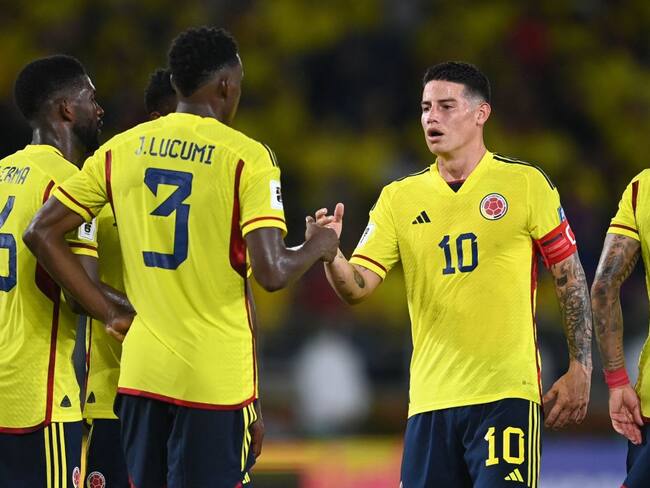 Selección Colombia ante Venezuela en Eliminatorias. (Foto: JUAN BARRETO / AFP) (Photo by JUAN BARRETO/AFP via Getty Images)