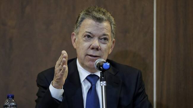 Juan Manuel Santos. Foto: Colprensa-Diego Pineda