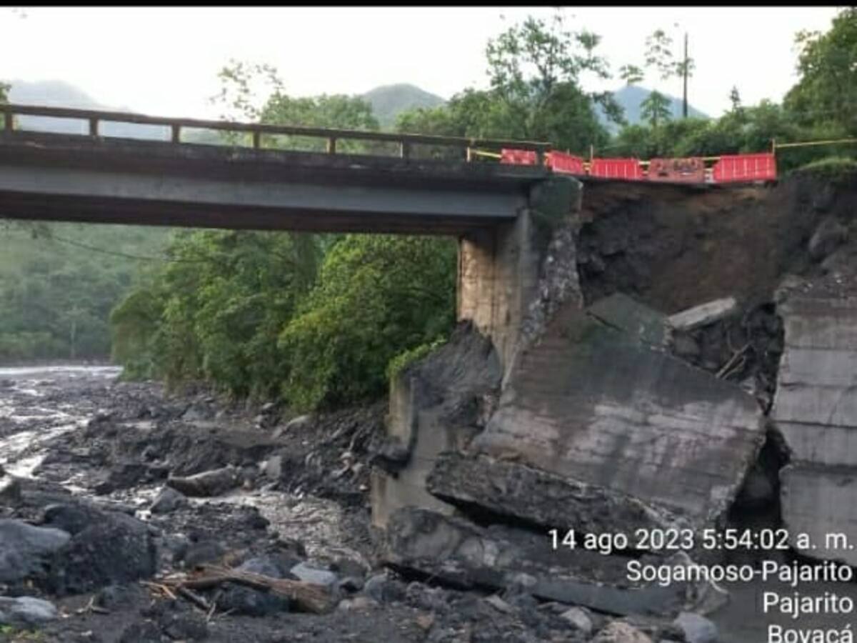 Altísimo riesgo de colapso de un puente vehicular en la transversal del Cusiana