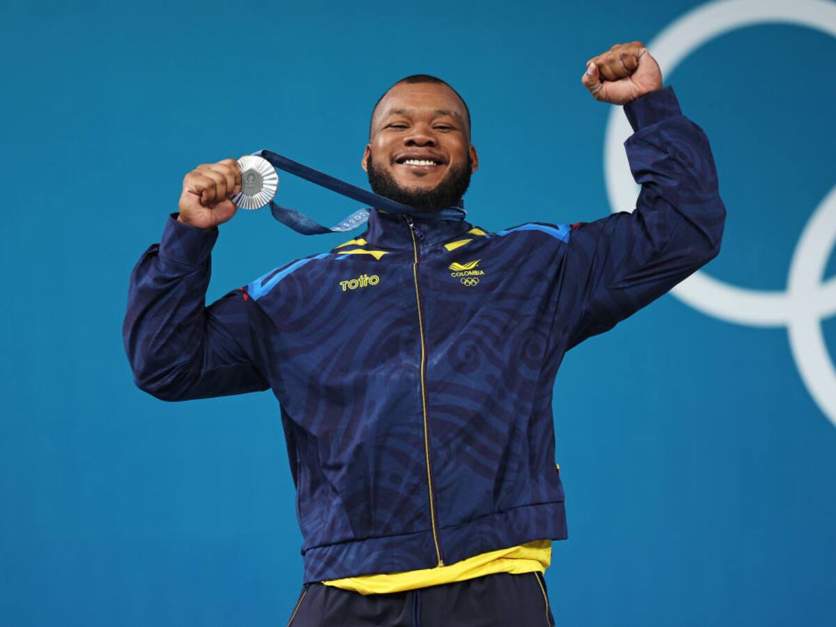 ¡Inmenso! Yeison López se quedó con la plata en levantamiento de pesas en París 2024