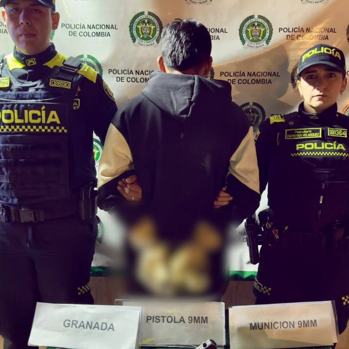 Fue capturado un hombre que realizó disparos al aire en el barrio San Bernardo, en Bogotá