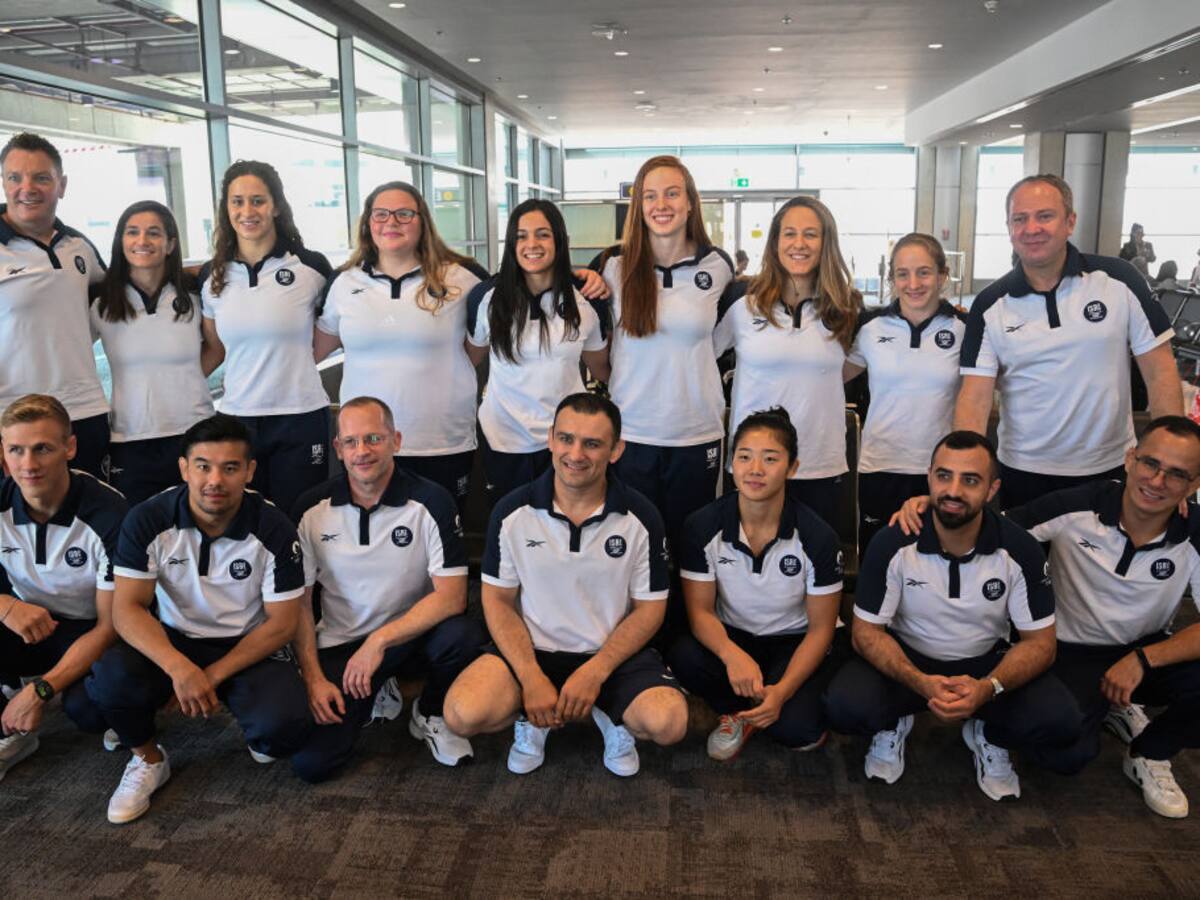 La delegación olímpica israelí aterrizó en París