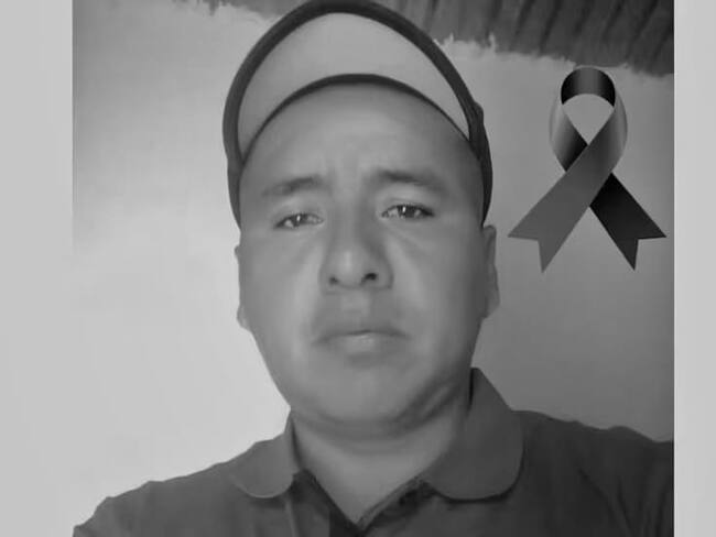 Segundo Imbachí, líder social asesinado. Crédito: Red de Apoyo Cauca.