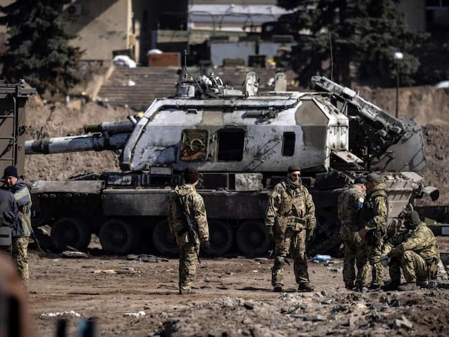 Concentración de tropas en Ucrania. (Photo by FADEL SENNA / AFP) (Photo by FADEL SENNA/AFP via Getty Images)