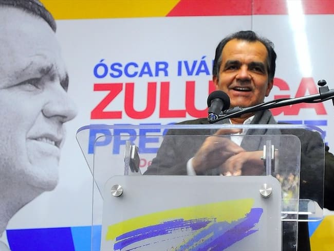 Óscar Iván Zuluaga durante campaña. Foto: Colprensa