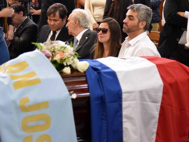 Claudia Aguilera, viuda del fiscal Pecci FOTO: DANIEL DUARTE/AFP via Getty Images)