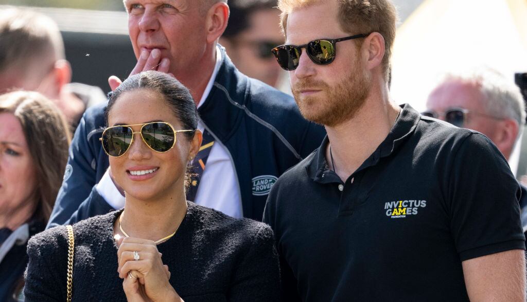 Meghan Markle y el príncipe Harry durante los Juegos Invictus 2022. Foto: Mark Cuthbert / Getty Images