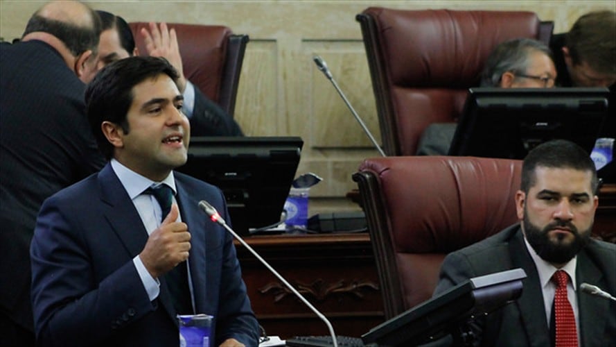 Samuel Hoyos, representante del Centro Democrático . Foto: Colprensa