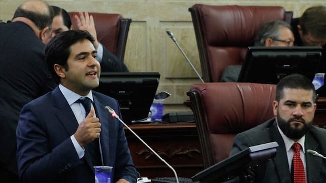 Samuel Hoyos, representante del Centro Democrático . Foto: Colprensa