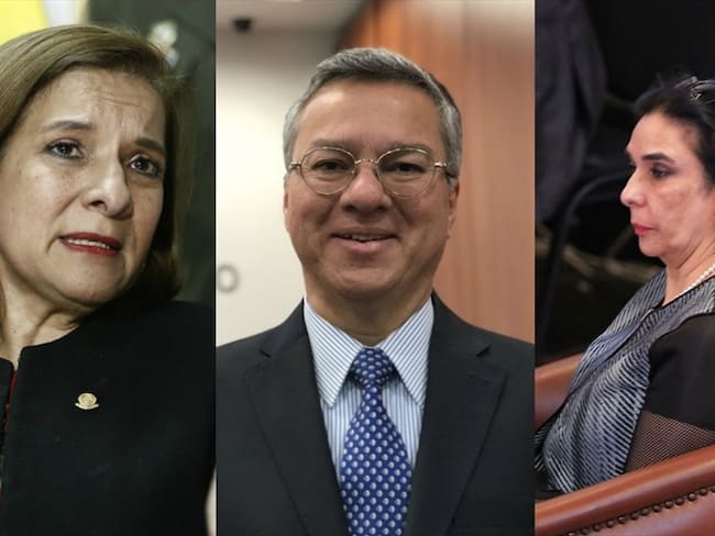 Margarita Cabello, Leonardo Espinosa y Clara González componen la terna de donde saldrá el fiscal ad hoc para el caso Odebrecht. Foto: Colprensa
