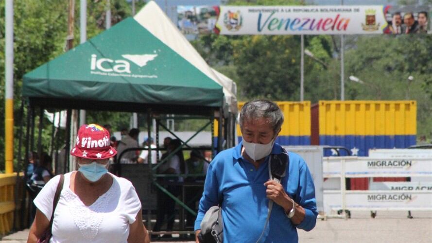 Frontera entre Colombia y Venezuela. Foto: Getty Images/Anadolu Agency