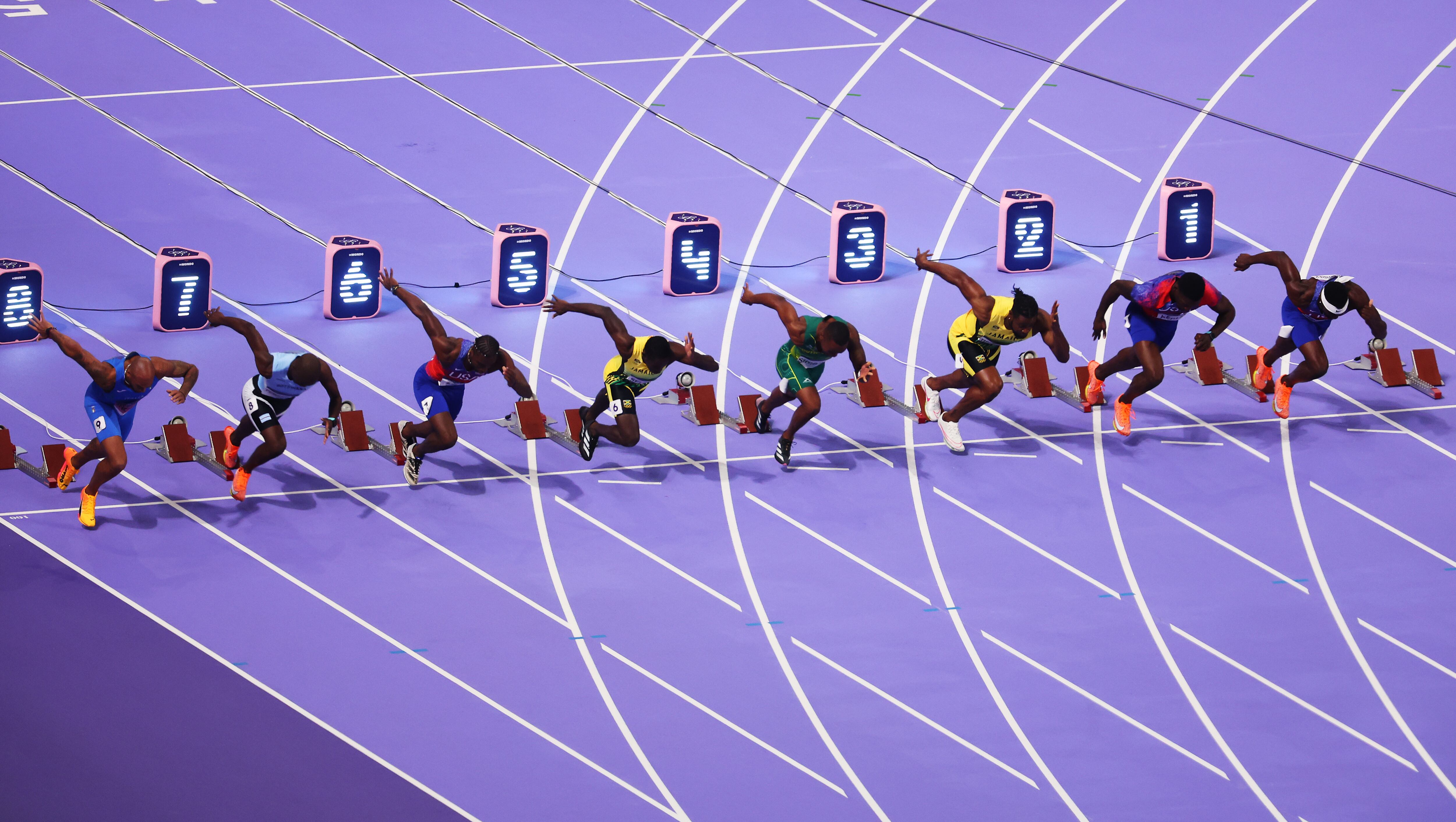 Final 100 metros planos Juegos Olímpicos París 2024 | Foto: GettyImages