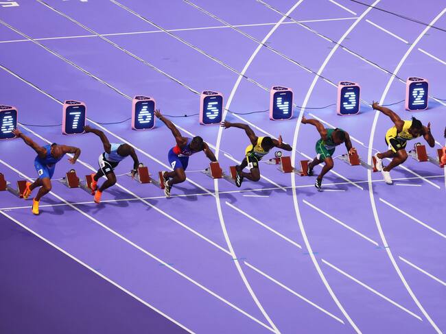 Final 100 metros planos Juegos Olímpicos París 2024 | Foto: GettyImages
