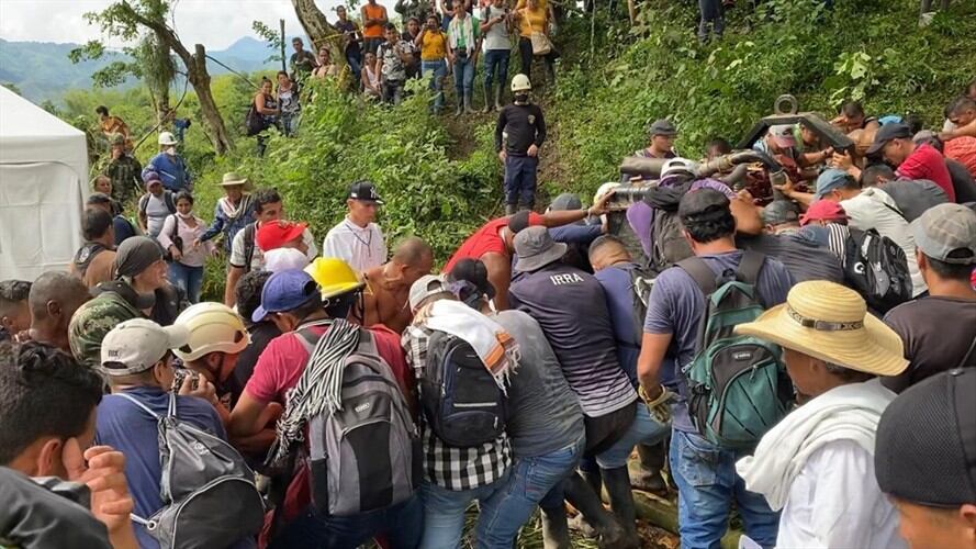 La decisión se tomó tras la emergencia de los aproximadamente 11 mineros que están desaparecidos.. Foto: Mario Escobar / W Radio