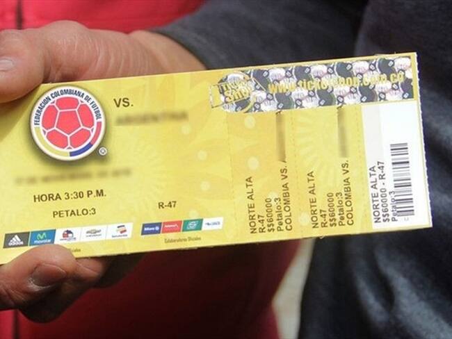 Sí hubo cartel de las boletas para clasificación al Mundial de Rusia 2018. Foto: Colprensa