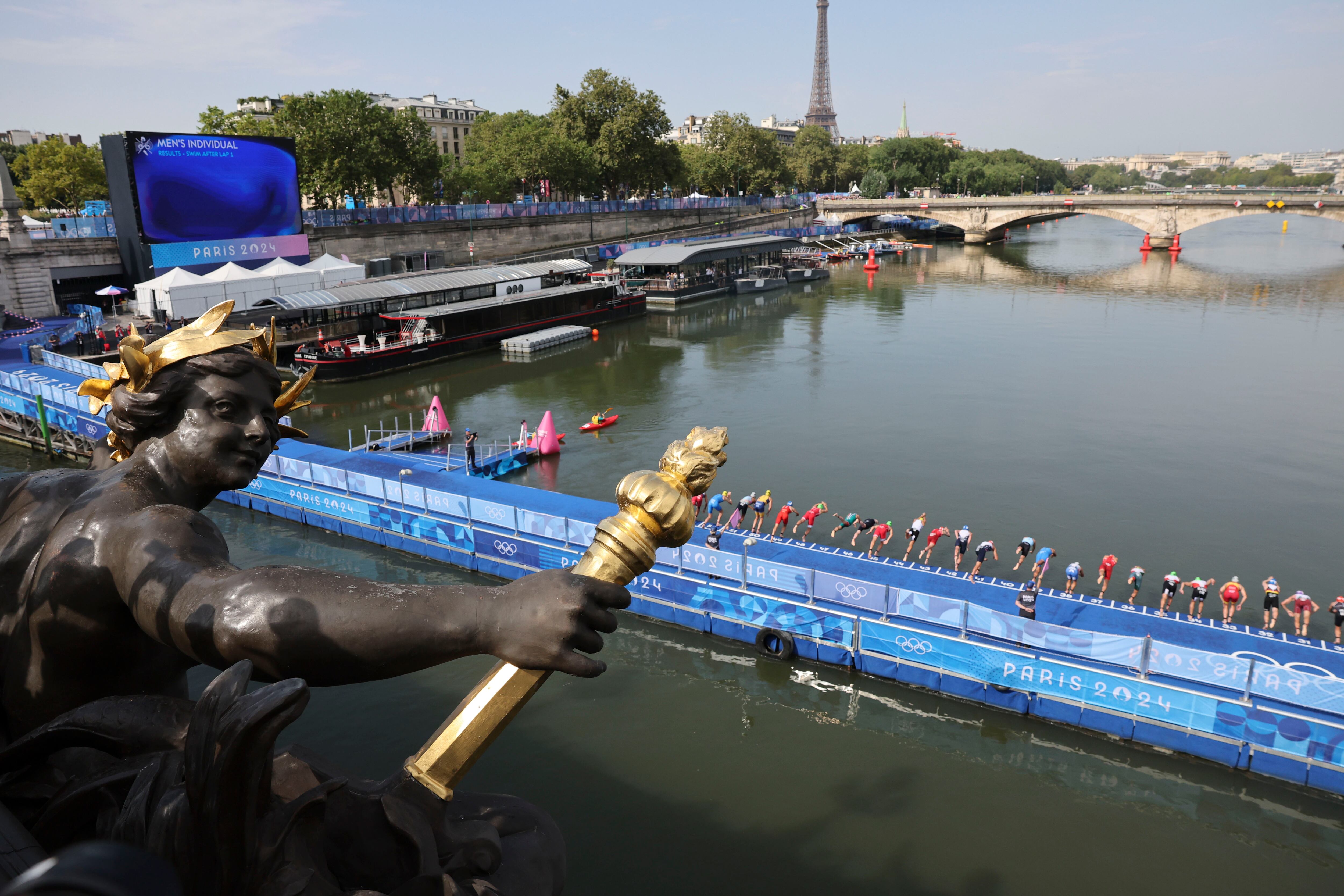 ¿Cómo se logró hacer que el Río Sena fuera escenario de triatlón en los JJ. OO.?