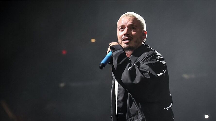 Cantante colombiano J Balvin. Foto: John Parra/Getty Images