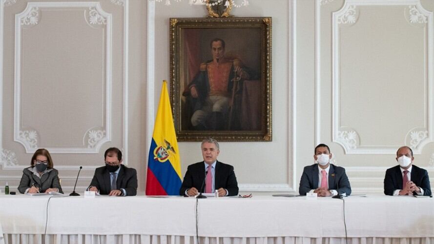 Asesinato de líderes sociales y excombatientes en Colombia. Foto: Presidencia