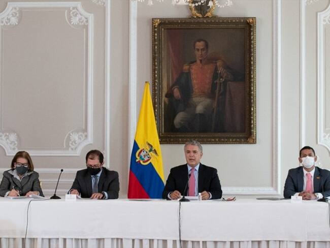 Asesinato de líderes sociales y excombatientes en Colombia. Foto: Presidencia