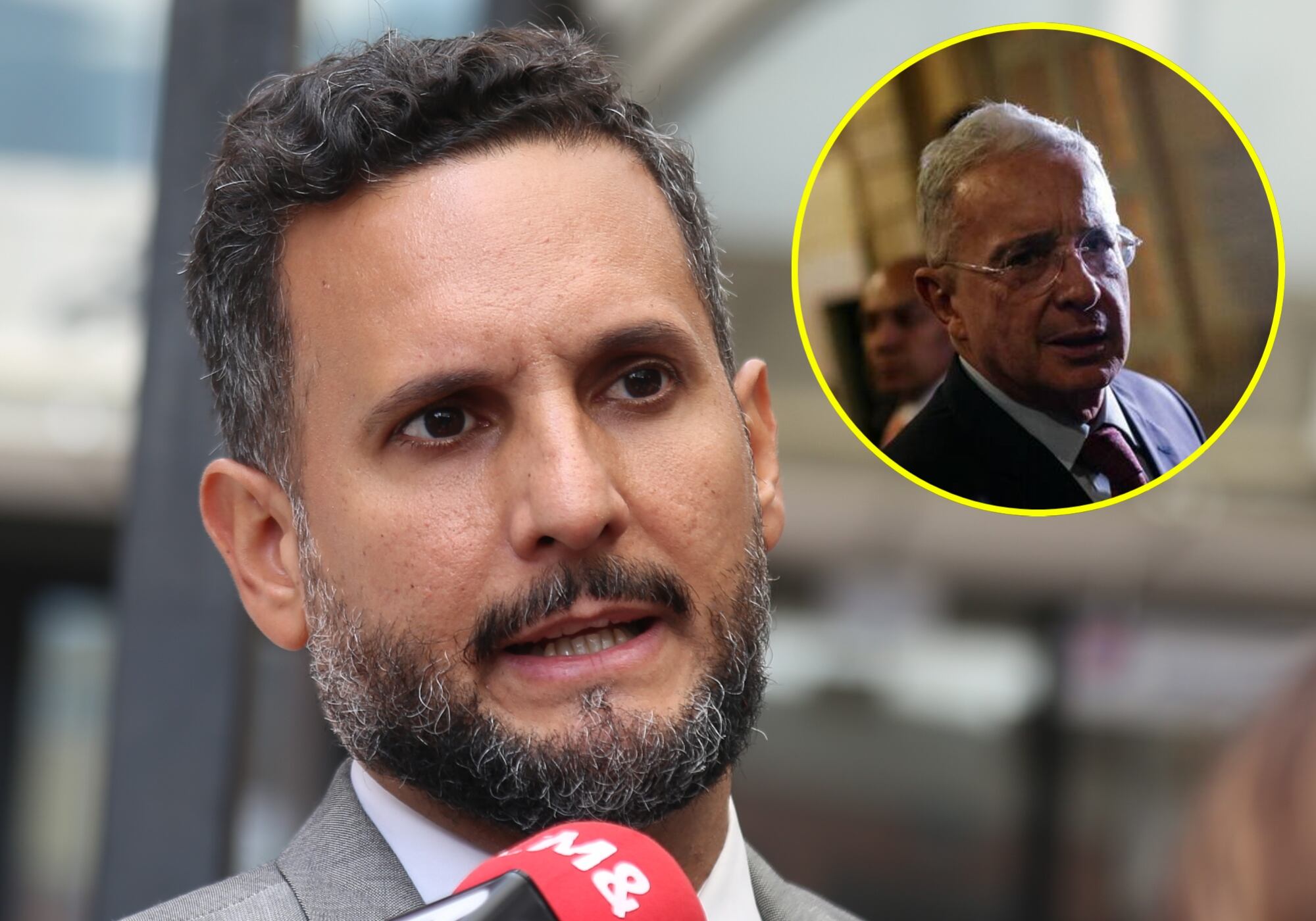 Miguel Ángel del Río y Álvaro Uribe