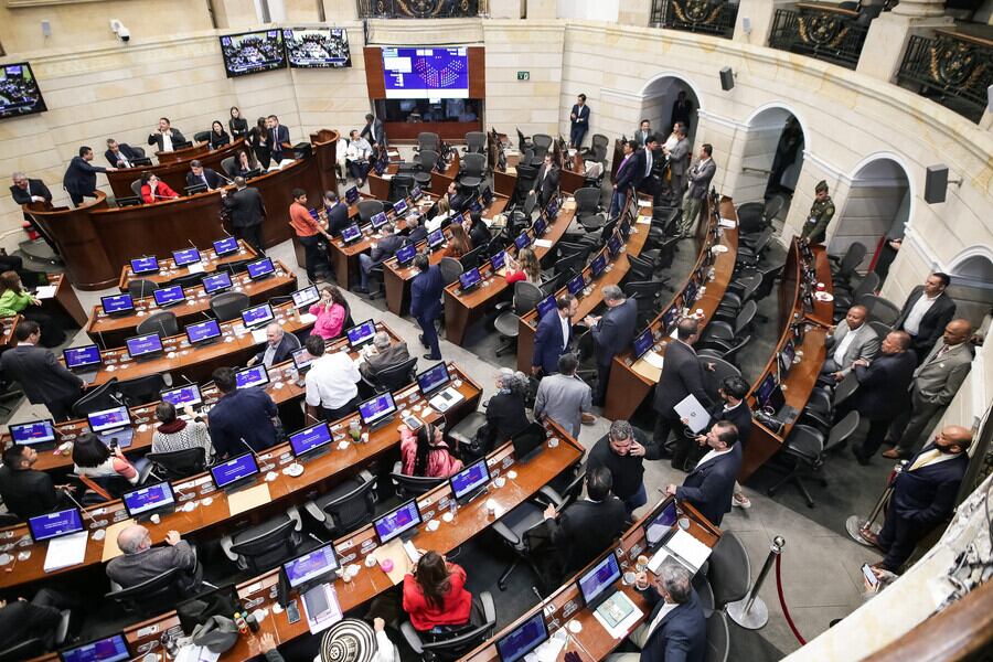 Imagen de referencia del Congreso de la República. Foto: Colprensa.