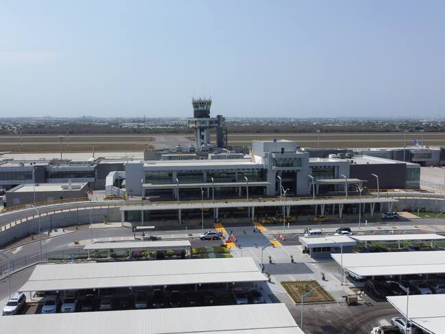 Panorámica del aeropuerto Ernesto Cortissoz / Cortesía: ANI