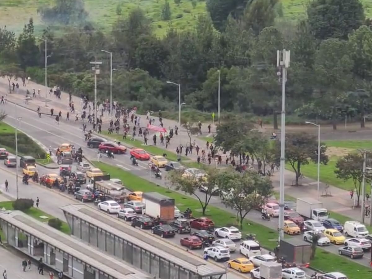 Autoridades investigan presunta agresión a una persona en medio de manifestaciones en Bogotá