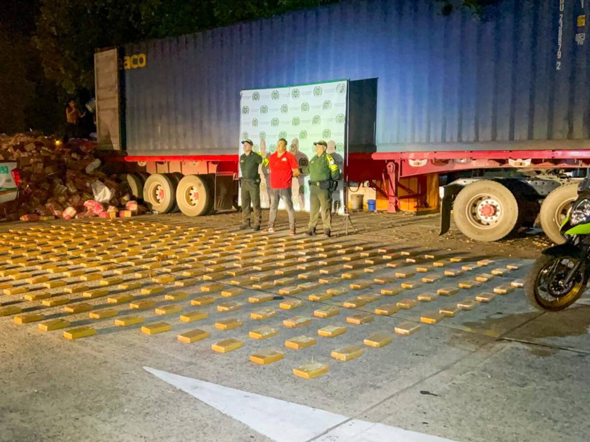 Hallaron 320 kilogramos de clorhidrato de cocaína en pastas alimenticias