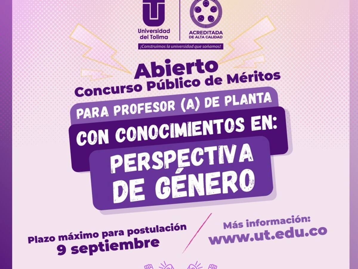 Universidad del Tolima abrió histórico concurso público de méritos: busca este perfil