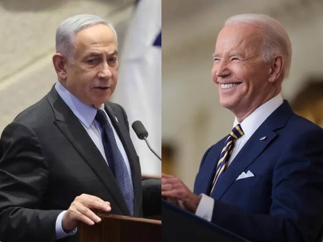 Netanyahu y Joe Biden. EFE