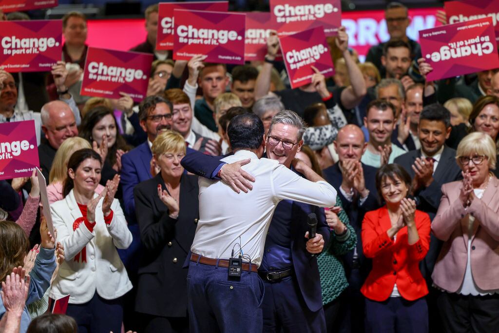 El Partido Laborista británico de Keir Starmer. Foto: Jeff J Mitchell/Getty Images