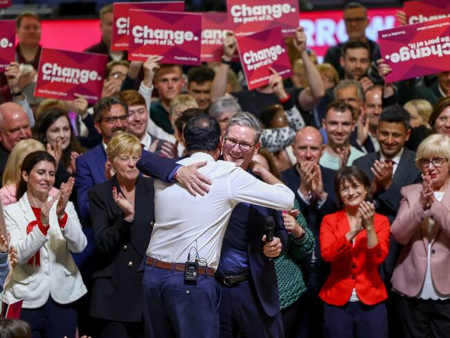 El Partido Laborista británico de Keir Starmer. Foto: Jeff J Mitchell/Getty Images