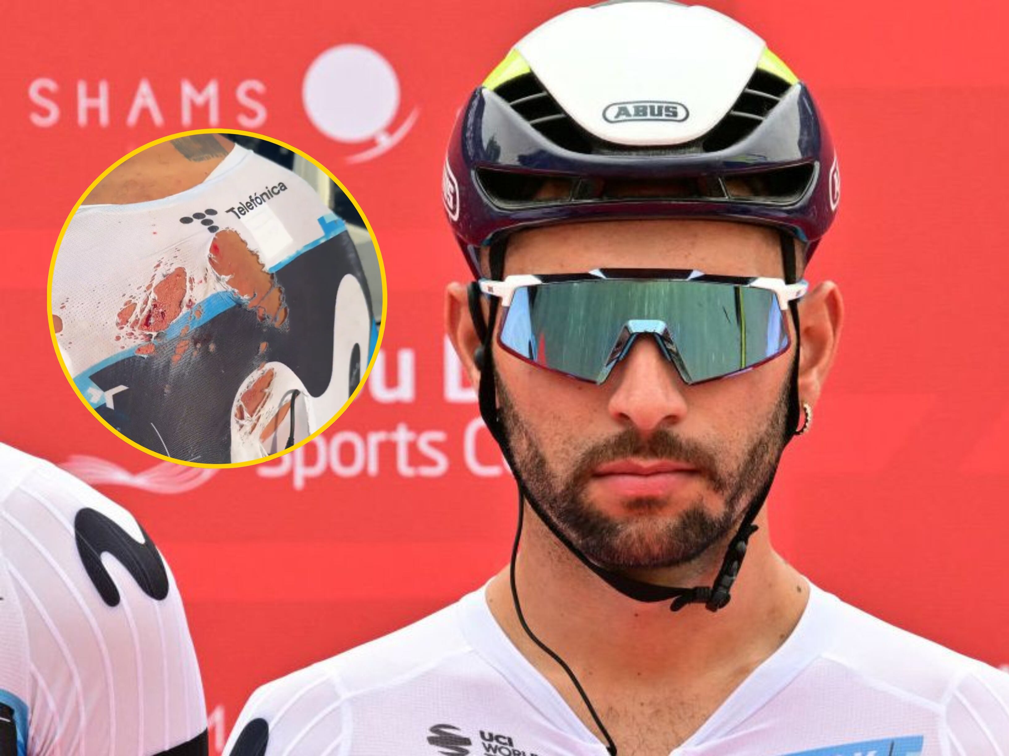 Fernando Gaviria de Movistar Team. FOTO: AFP via Getty Images