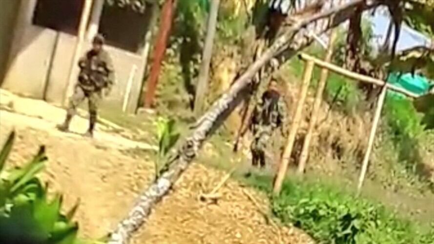 Las confrontaciones se presentaron en los sectores de Quebraditas y El Crucero. Foto: Acin