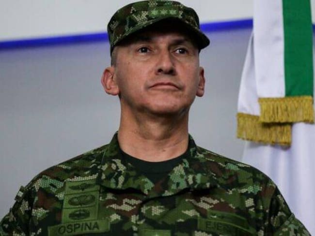 Comandante del Ejército Nacional, general Luis Ospina. Foto: Colprensa.