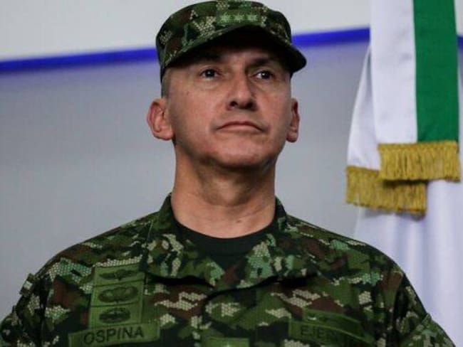 Comandante del Ejército Nacional, general Luis Ospina. Foto: Colprensa.