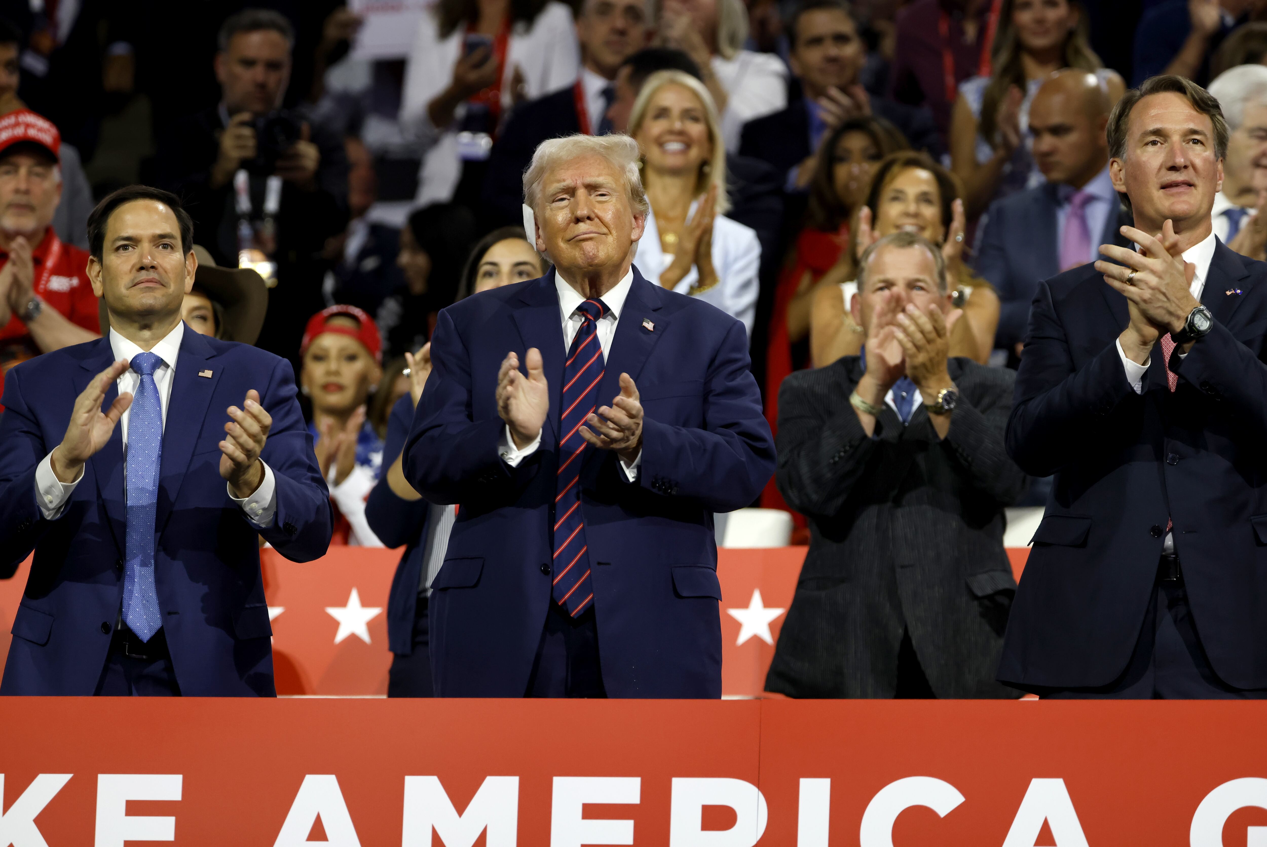 Marco Rubio, Donald Trump. FOTO: Jason Almond / Los Angeles Times via Getty Images