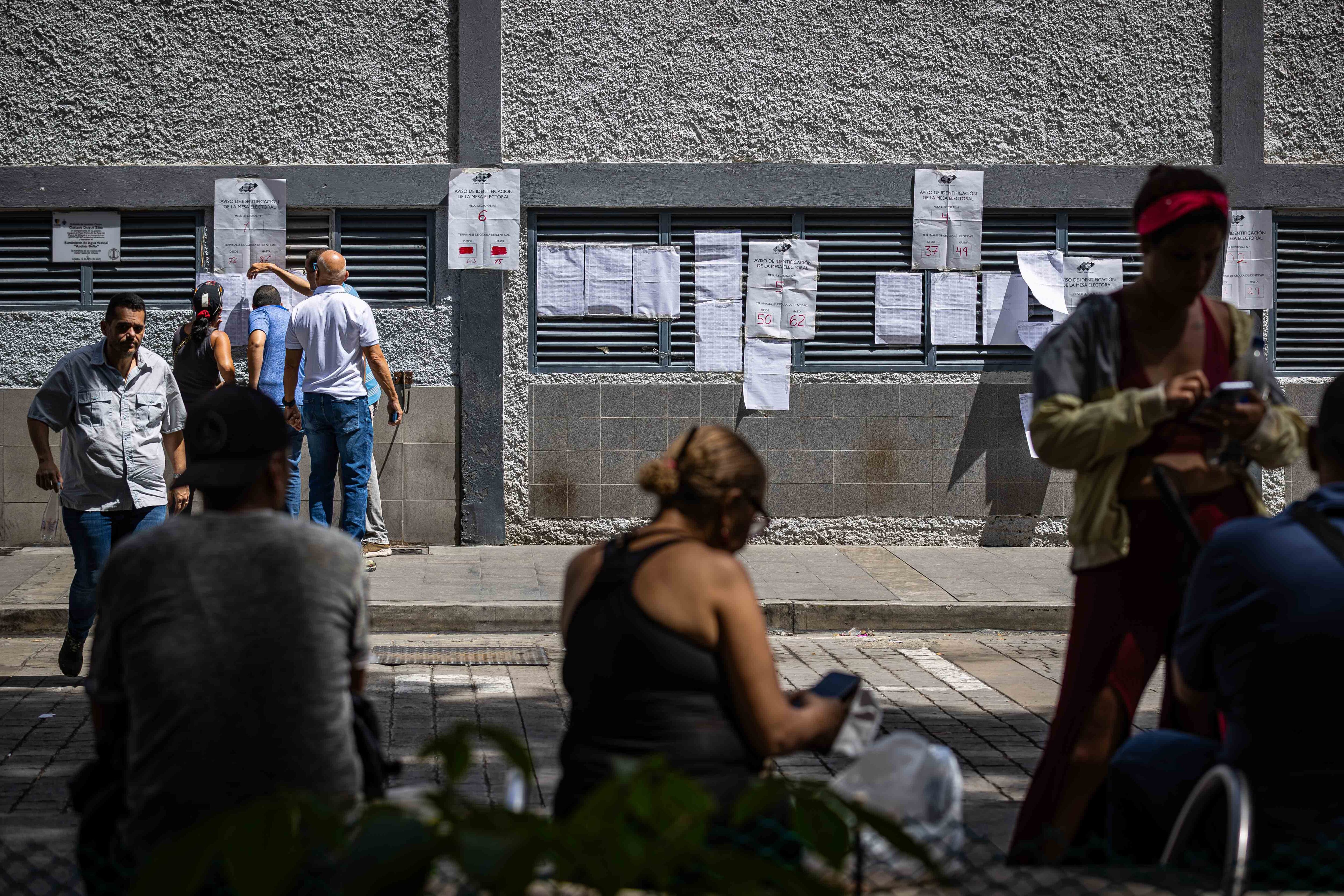 Puestos de votación en Venezuela. Foto: Getty Images.