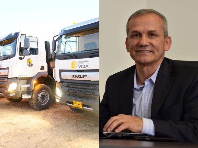 Carrotanques de Gestión del Riesgo y Carlos Ramón González, director de Inteligencia | Fotos: Colprensa