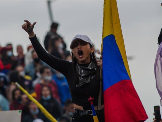 ¿Qué razones llevan a los colombianos a protestar? #SeProtestaPor. Foto: Getty Images / SEBASTIÁN BARROS