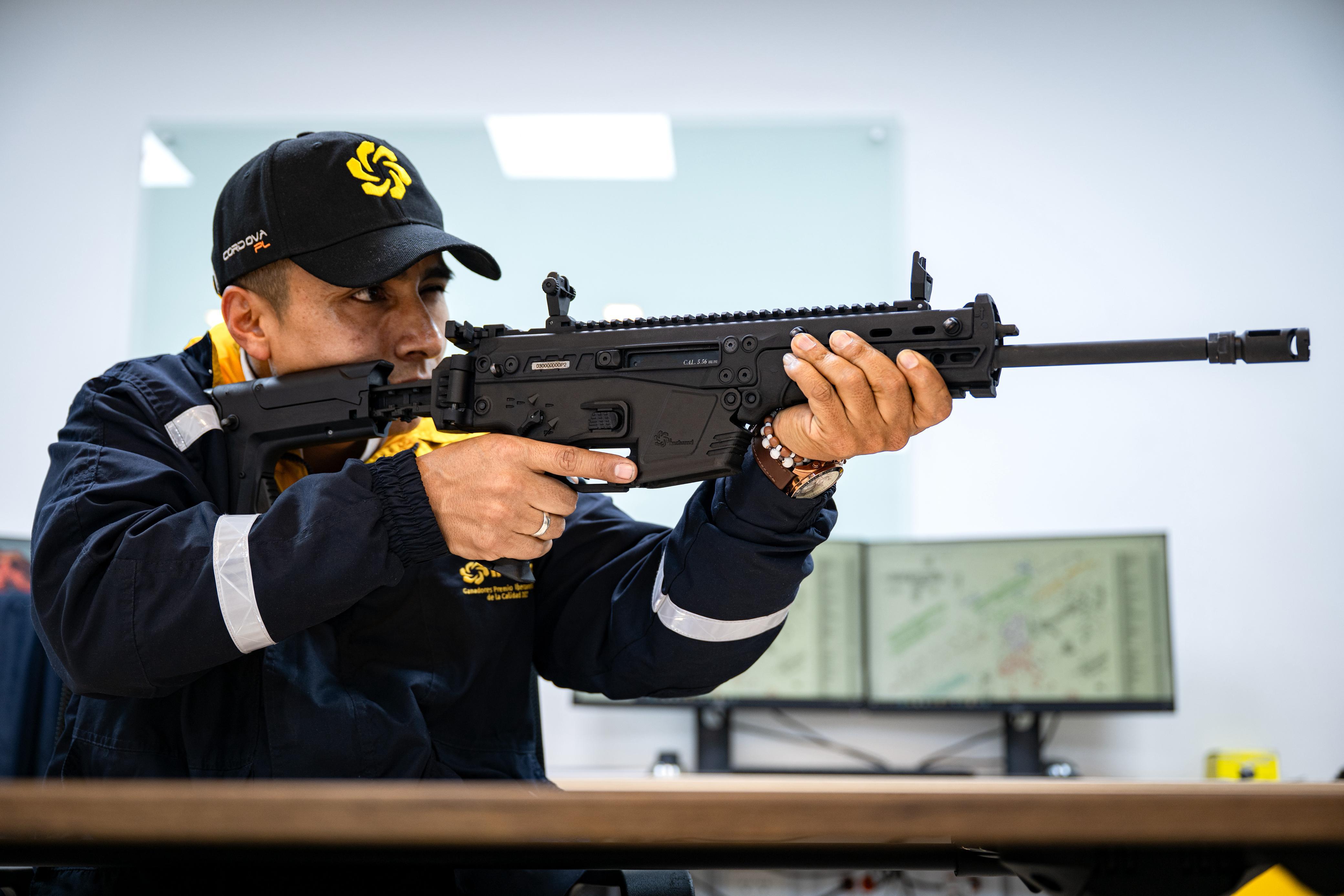 Este es el nuevo fusil desarrollado por INDUMIL. Foto: suministrada.