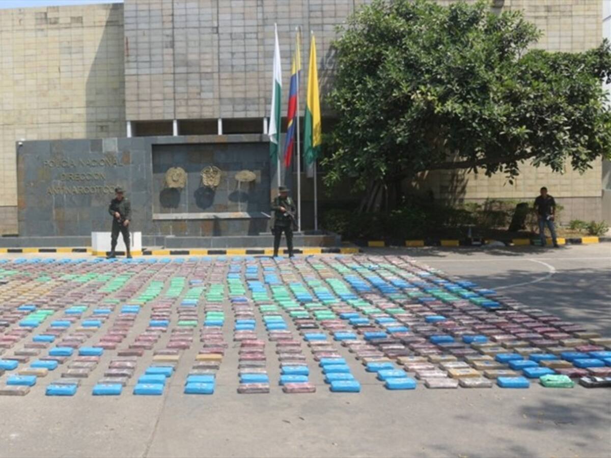 Incautan en Cartagena 1.2 toneladas de cocaína que iban a ser enviadas a Estados Unidos