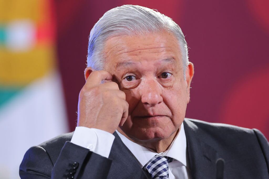 El presidente de México, Andrés Manuel López Obrador. Foto de Héctor Vivas/Getty Images.